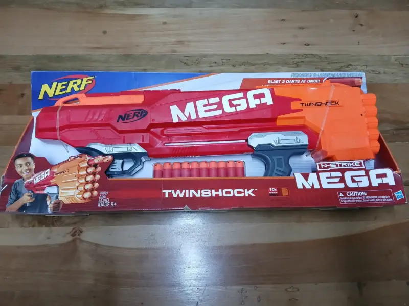 Pistola Nerf Mega Twinshock - 1