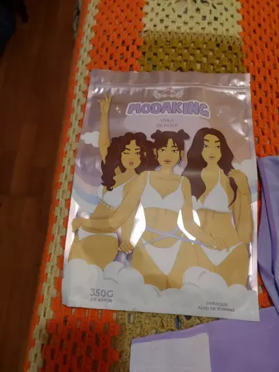 Body modelador lila Moda King - miniatura 2