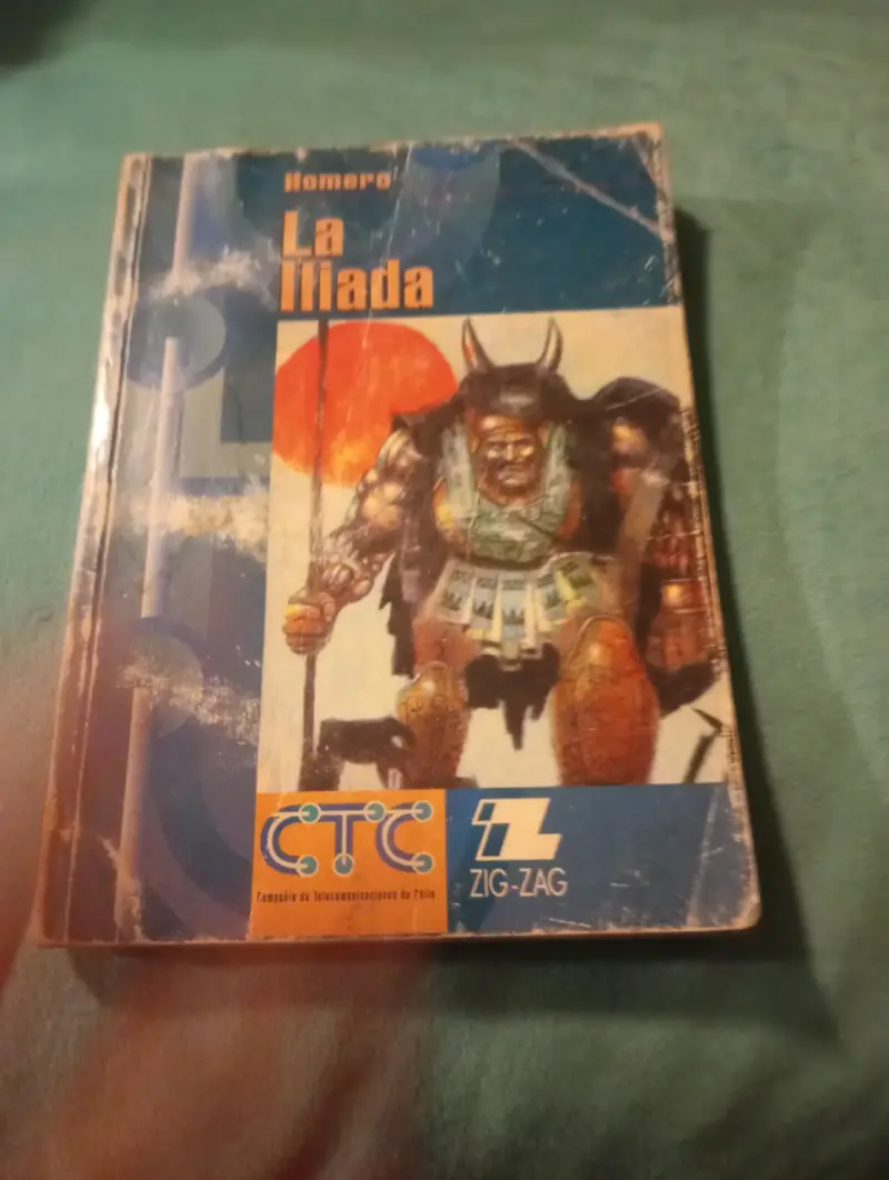 Libro La Ilíada - Homero (Edición Escolar Zig-Zag - 1