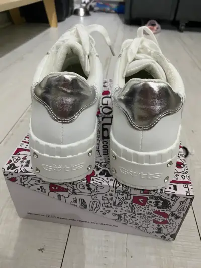 Zapatillas blancas mujer con plataforma - miniatura 2