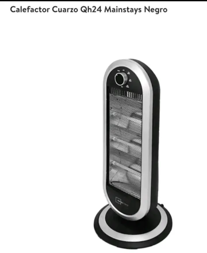 Calefactor Cuarzo Qh24 Negro