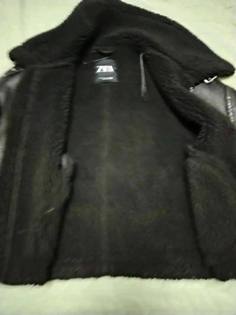 Chaqueta negra Zara con forro - 5