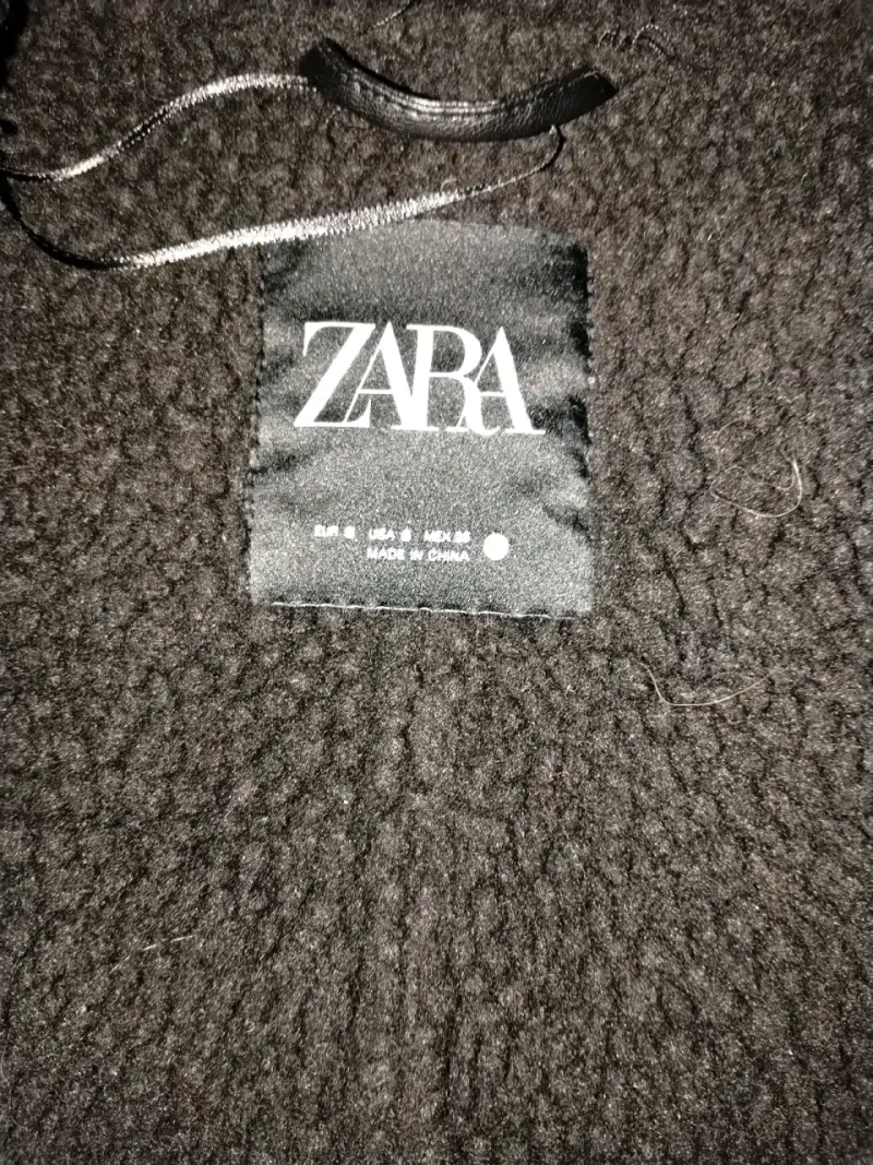 Chaqueta negra Zara con forro - 6