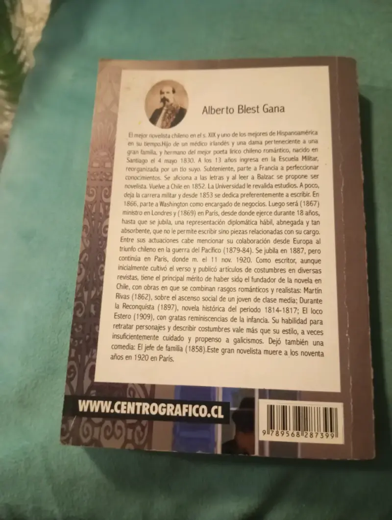 Libro El Loco Estero - Alberto Blest Gana (Edición - 2