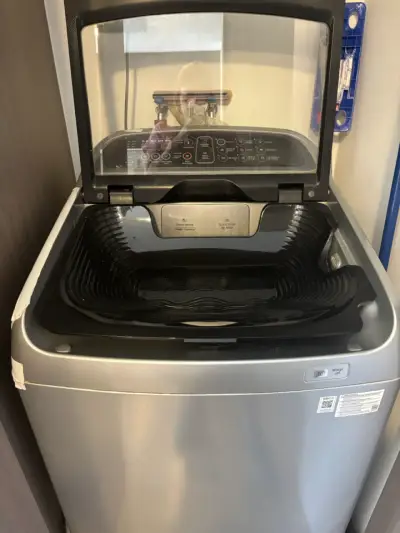 Lavadora Samsung 13kg carga superior gris moderna - miniatura 5