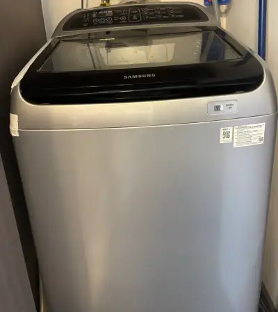 Lavadora Samsung 13kg carga superior gris moderna - miniatura 6