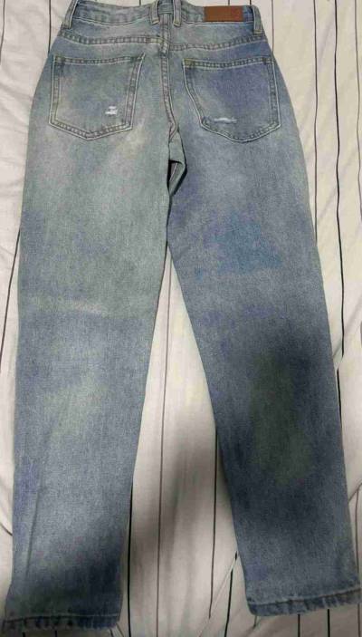 Jeans azul claro desgaste - miniatura 1