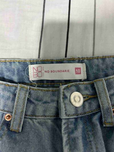 Jeans azul claro desgaste - miniatura 2