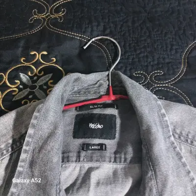 Camisa gris Mossimo slim fit - miniatura 1