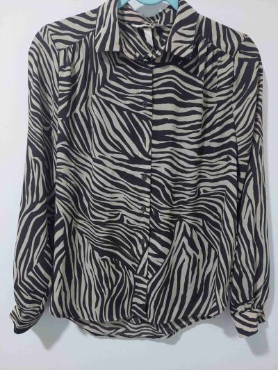 Blusa estampado cebra elegante - miniatura 1