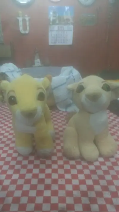 Peluches de león y leona  y cebra - miniatura 1