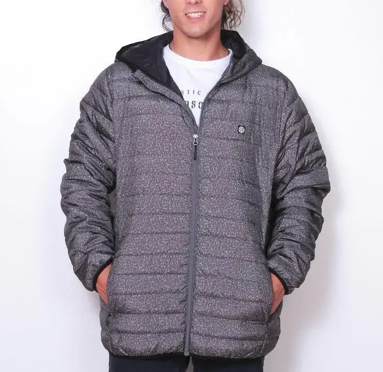 Chaqueta acolchada gris hombre maui - 1