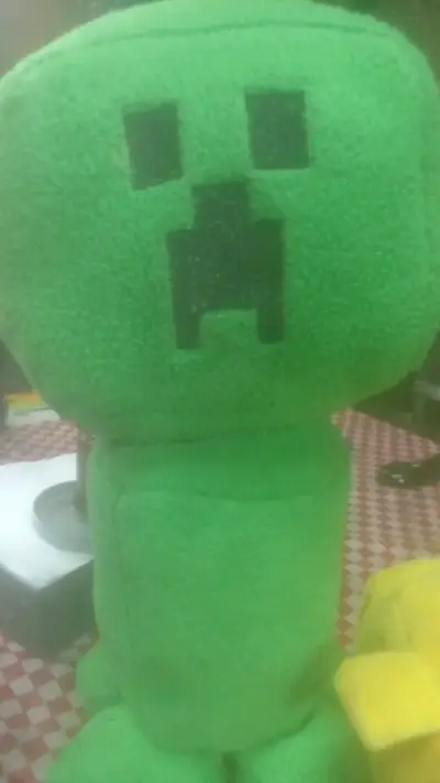 Peluche vaca amarilla Minecraft - miniatura 2