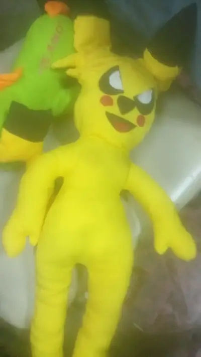 Peluche amarillo divertido - miniatura 1