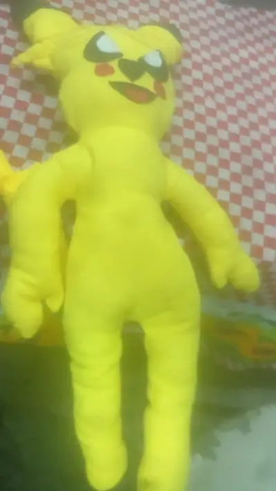 Peluche amarillo divertido - miniatura 3