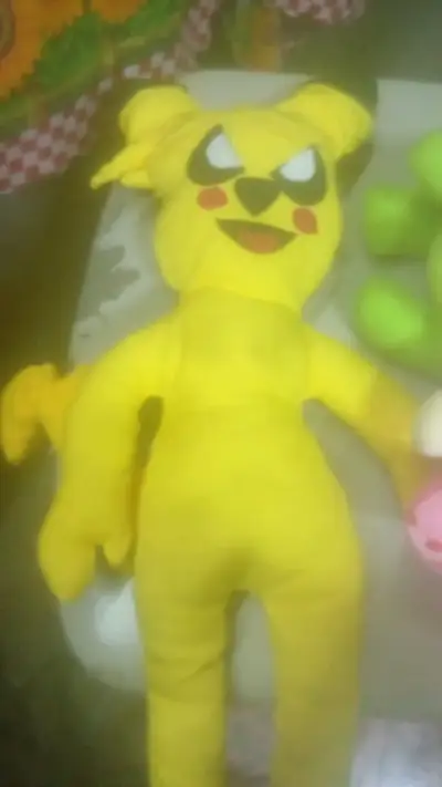 Peluche amarillo divertido - miniatura 5