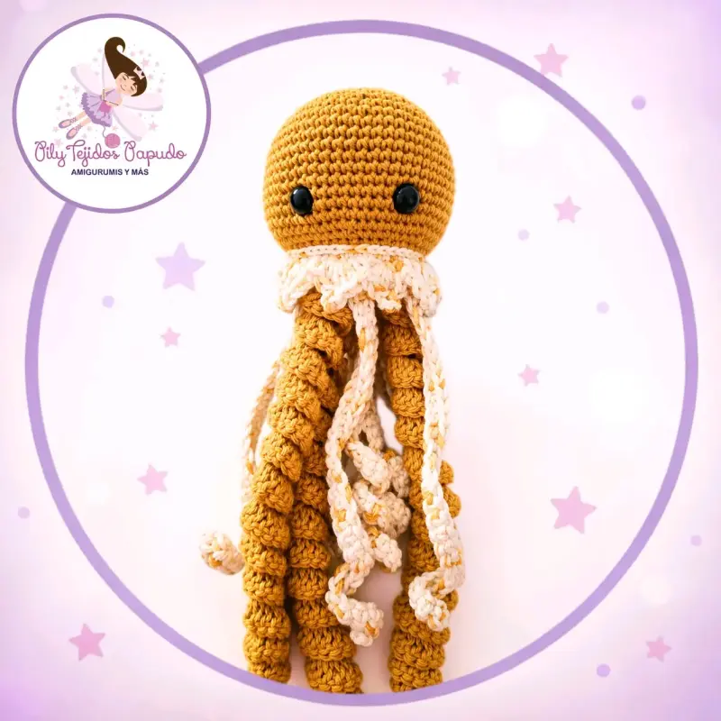 Pulpo amigurumi tejido a mano