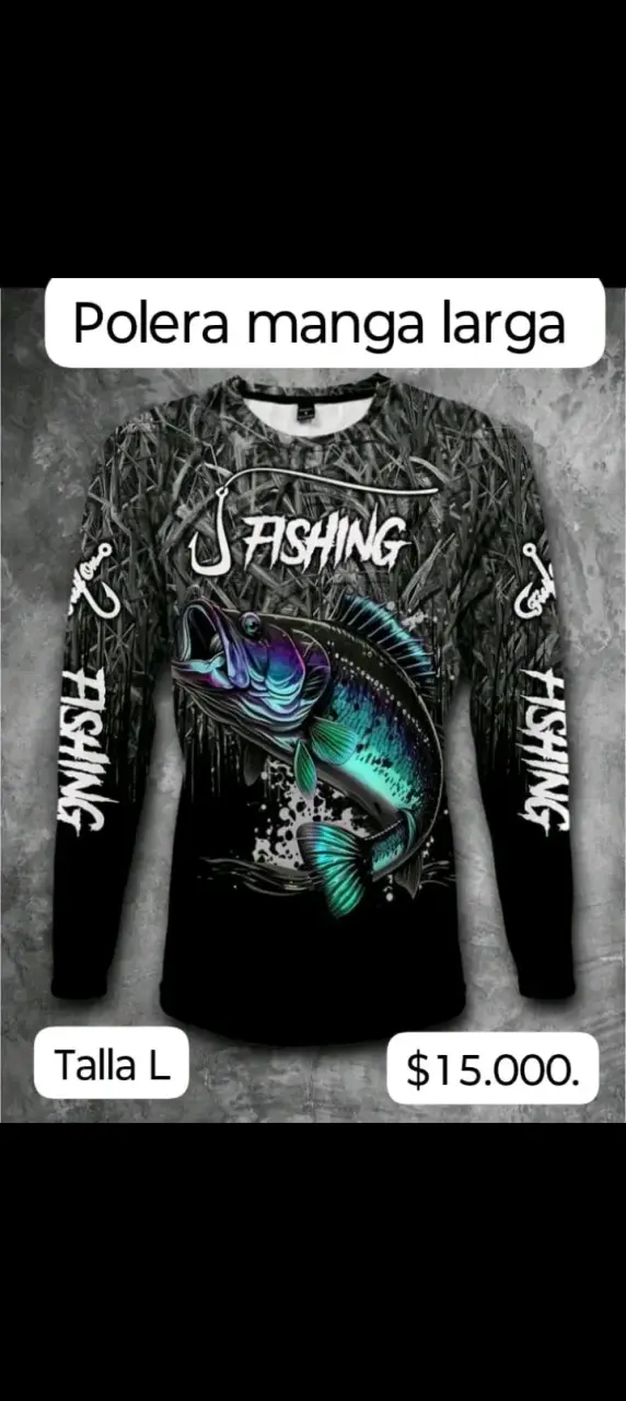 Polera de secado rápido de pesca - 4