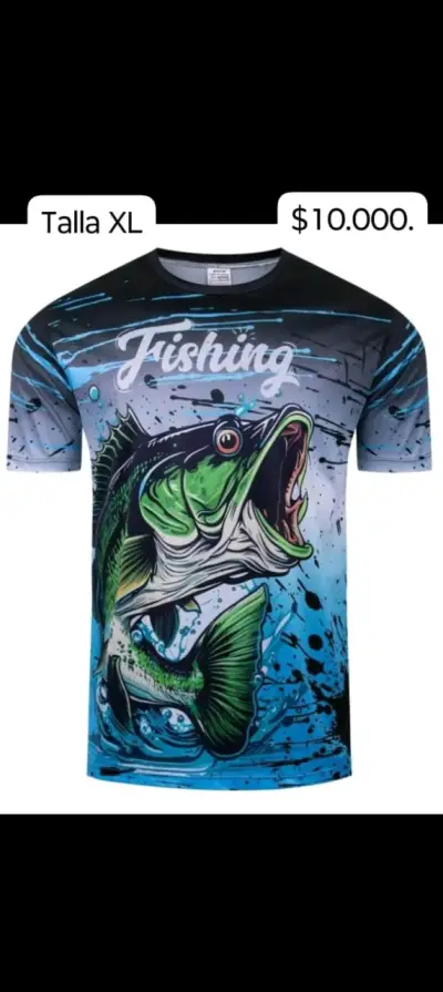 Polera  de secado rápido de pesca - miniatura 6