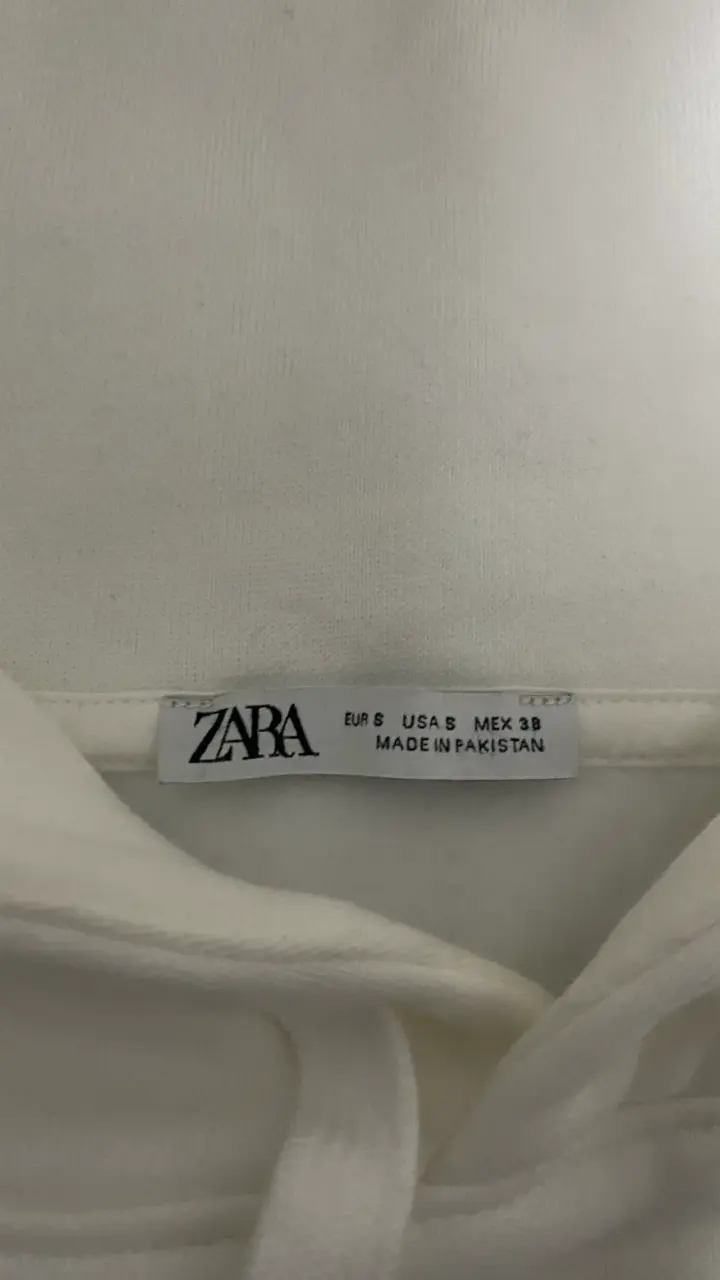 Polerón Zara blanco invierno - 3