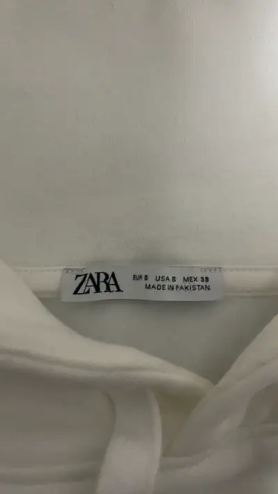 Polerón Zara blanco invierno - miniatura 3