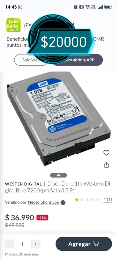 Disco SSD Kingston A400 480GB - miniatura 2