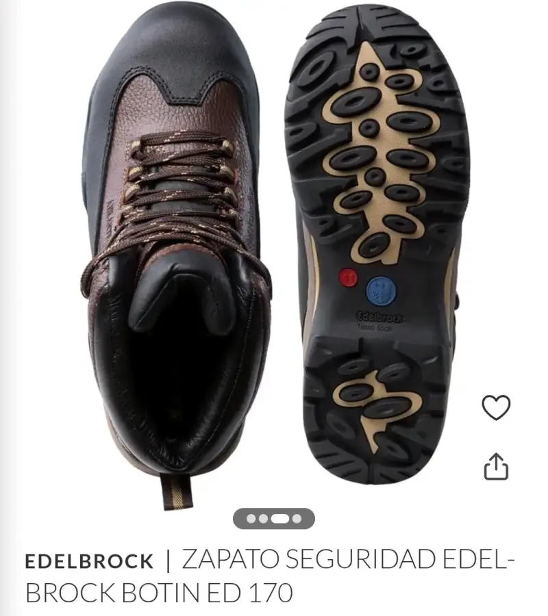 Zapato seguridad Edelbrock negro - 1