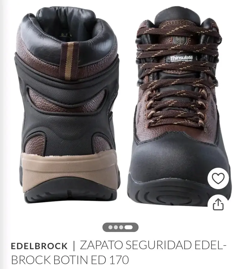 Zapato seguridad Edelbrock negro - 2