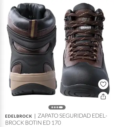 Zapato seguridad Edelbrock negro - miniatura 2
