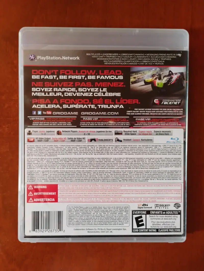 Juego PS3- GRID 2 - 2