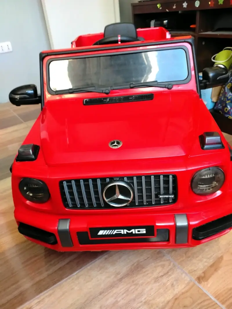 Auto eléctrico infantil Mercedes AMG rojo - 1
