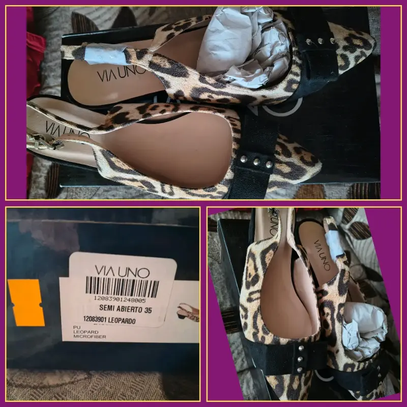 Zapatos con tacón animal print - 4