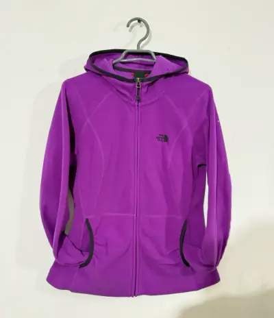 Polar morado con capucha The North Face - miniatura 1