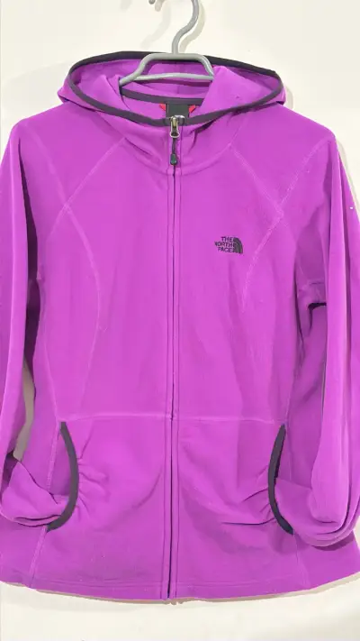 Polar morado con capucha The North Face - miniatura 2