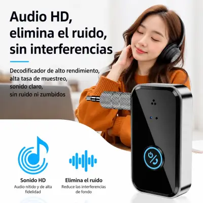 Transmisor y receptor de audio HD Bluetooth - miniatura 1