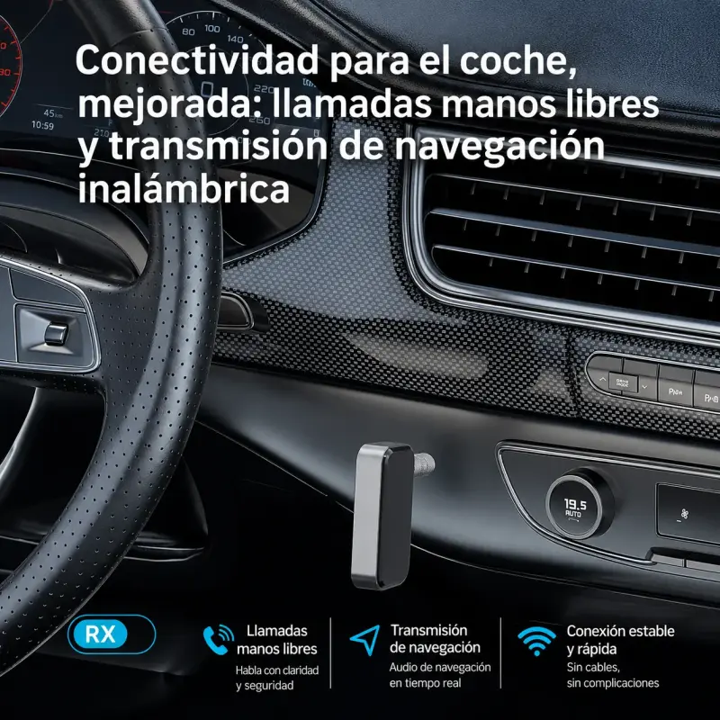 Transmisor y receptor de audio HD Bluetooth - 3