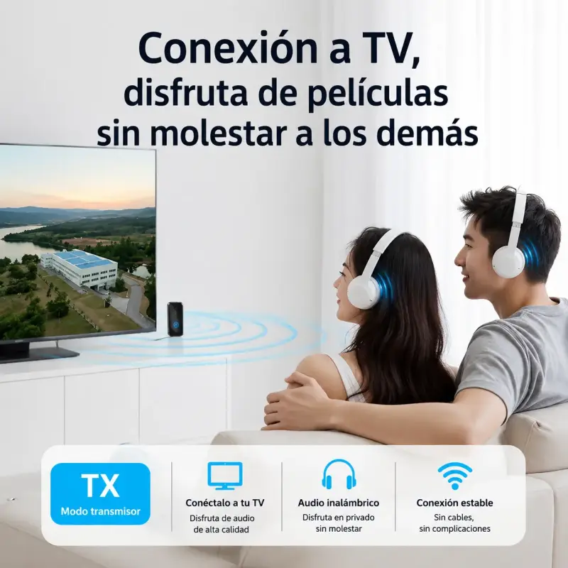 Transmisor y receptor de audio HD Bluetooth - 4