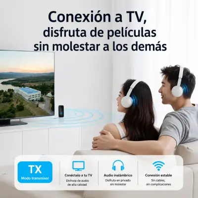 Transmisor y receptor de audio HD Bluetooth - miniatura 4