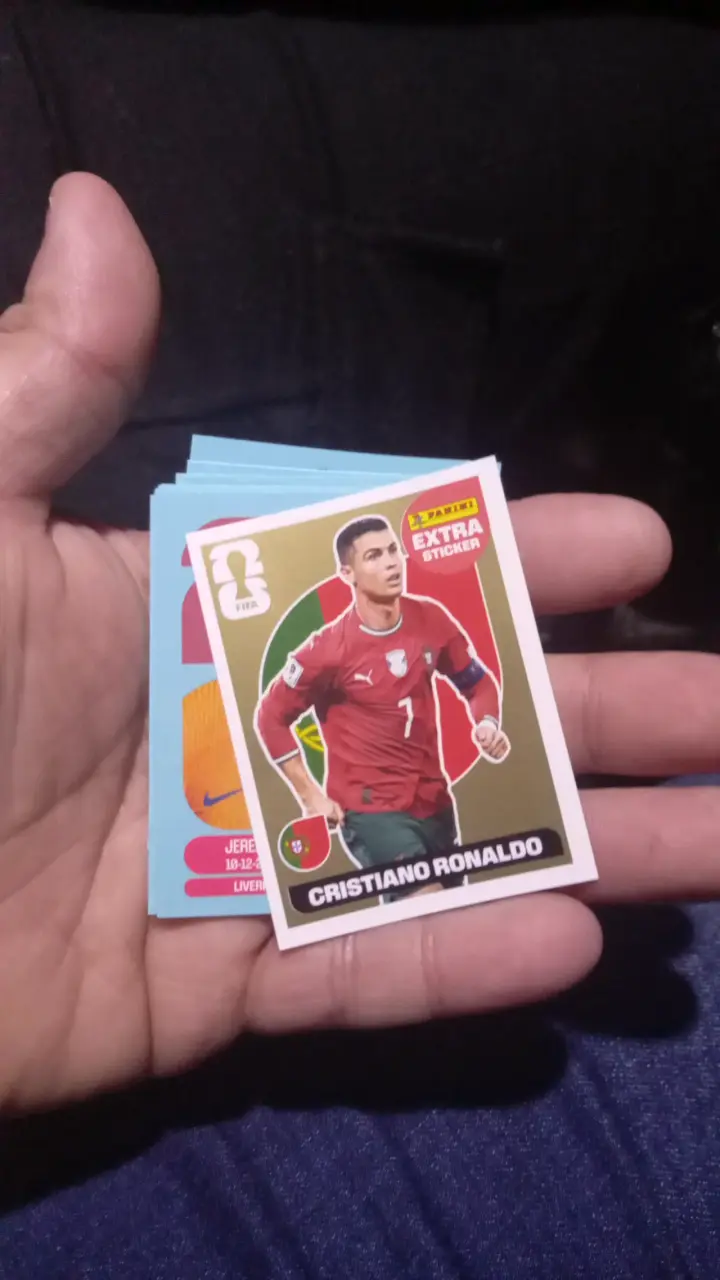 Lámina de fútbol Cristiano Ronaldo