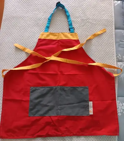 Delantal de cocina naranja niños - miniatura 2