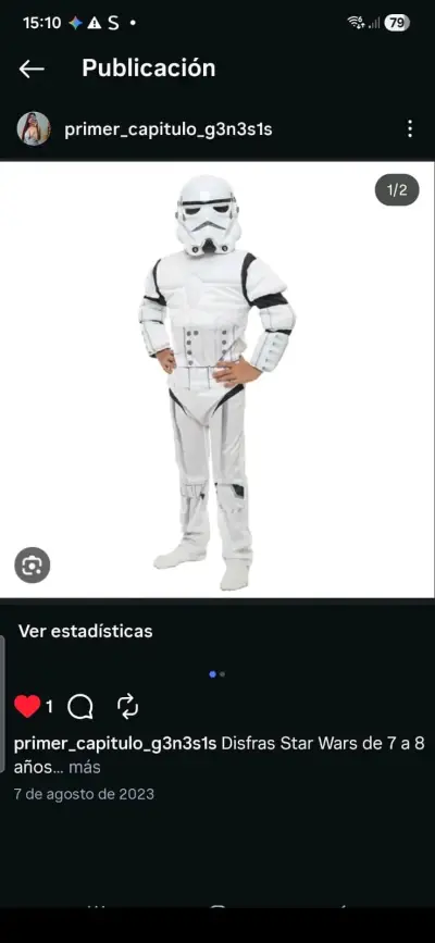 Disfraz de sirenita infantil - miniatura 3