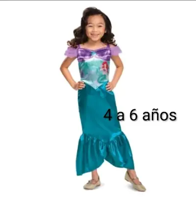 Disfraz de sirenita infantil - miniatura 1