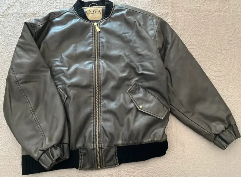 Chaqueta bomber café COVA