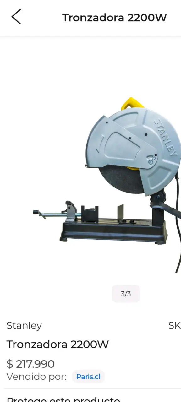 Tronzadora Stanley 2200W