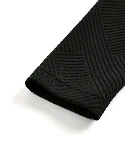 Chaqueta negra con cierre - miniatura 4