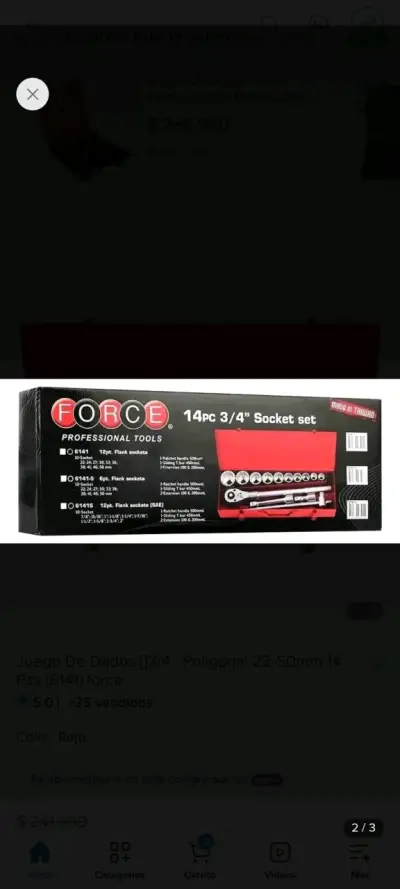 Juego de dados Force 14 piezas - miniatura 2