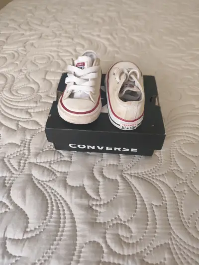 Zapatillas Converse blancas para niño - miniatura 2