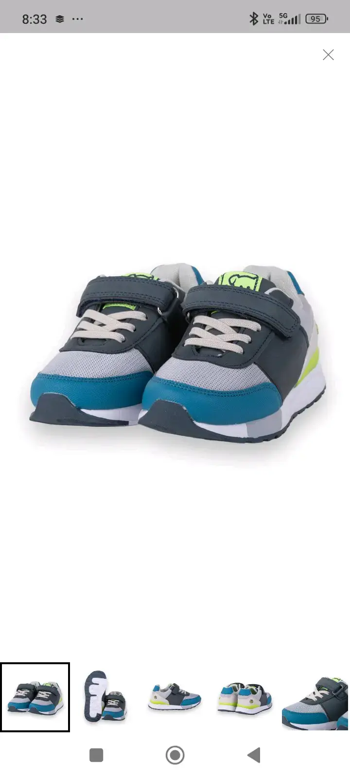 Zapatillas deportivas niños número 27