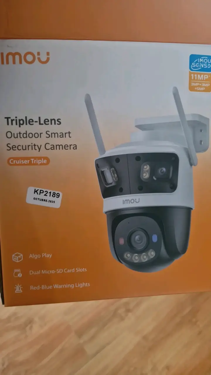 Cámara de Seguridad Triple-Lente - 1