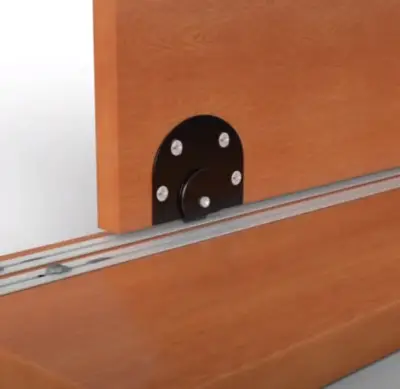 Kit Rueda Corrediza Mueble + Riel 1.5 Mts - miniatura 4
